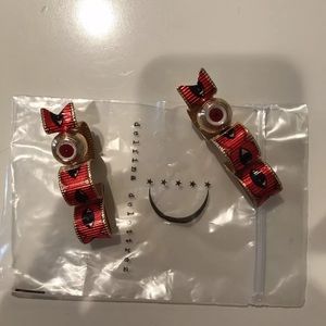 Delfina Delettrez X Kenzo Eye Ribbon Earrings